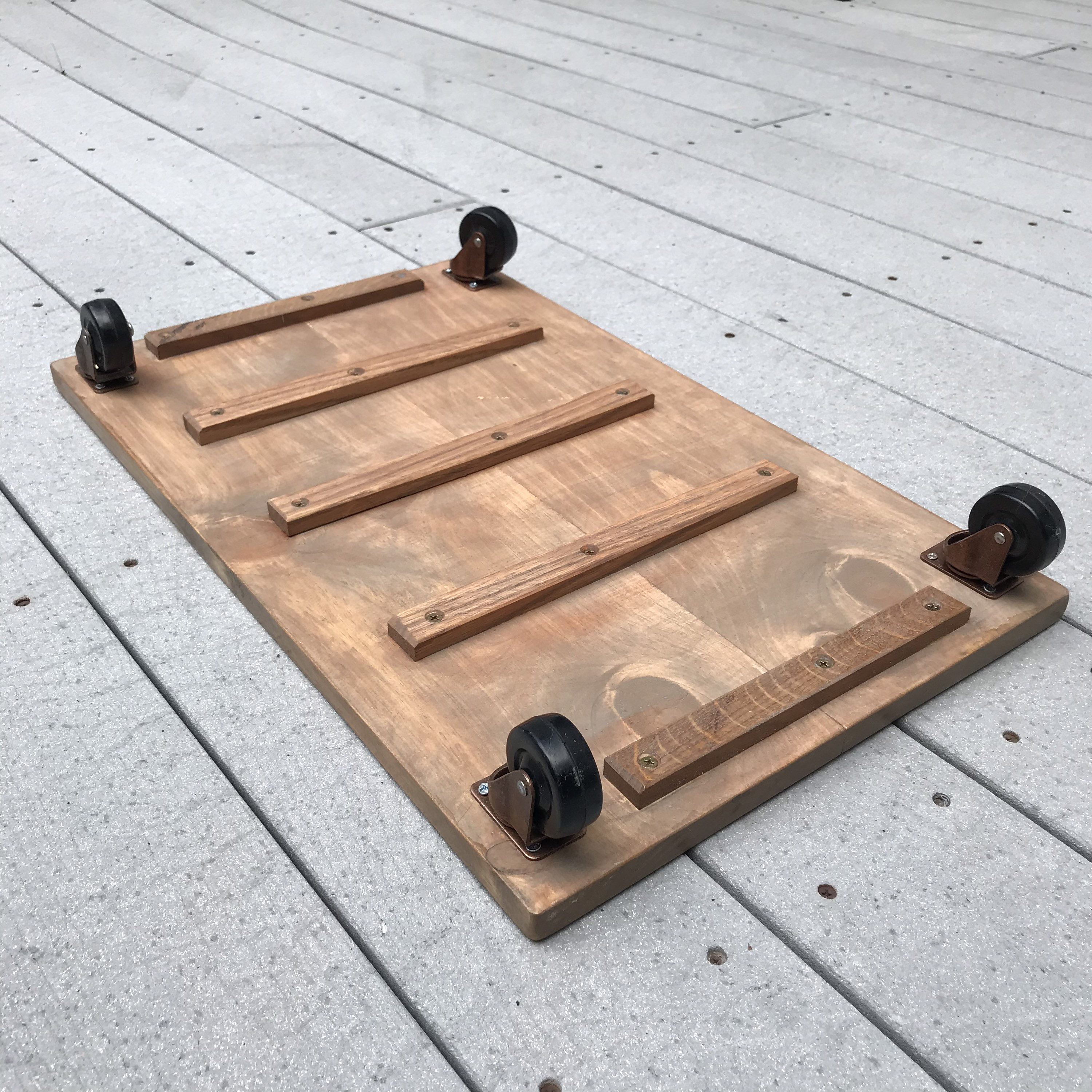 Sturdy wooden cart / dolly Handmade wooden dolly Custom cart Etsy