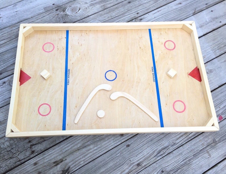 Handmade Nok Hockey Table Knock Hockey Stick Hockey Custom Etsy