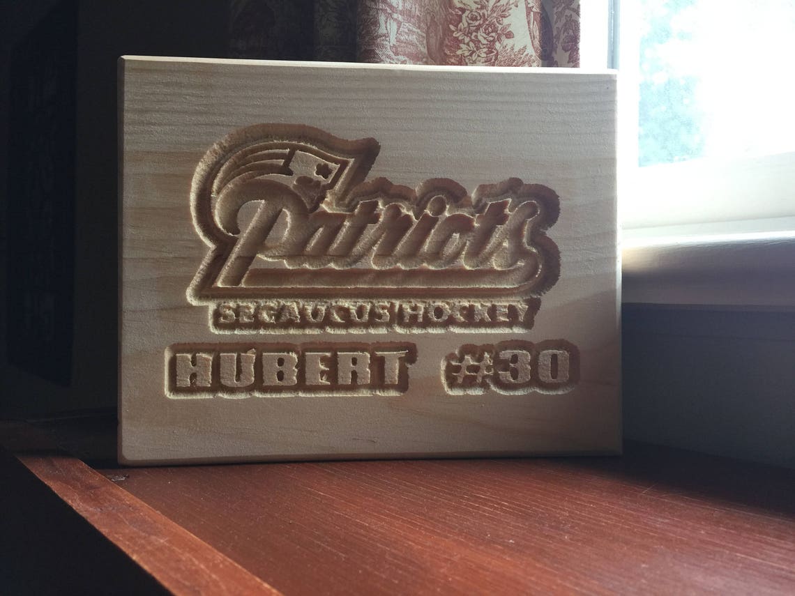 Customizable Wooden Sports Plaque Wood Placard Personalized Etsy