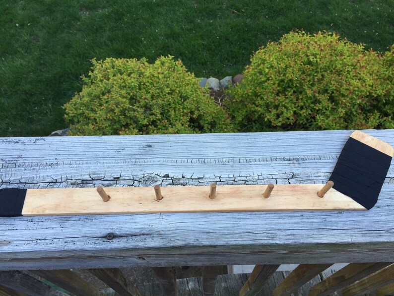 Hockey Stick Medal Holder Medallion Display Hockey Wall Etsy