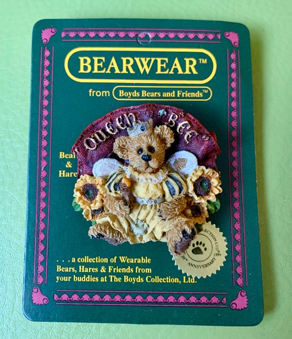 Boyd’s Bears Queen Bee Brooch/Pin 1995
