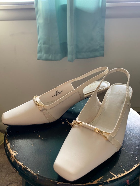 Vintage White Wedding Shoes Spring Shoes Church Sh