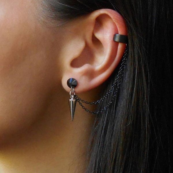 Spike Ear Cuff Etsy