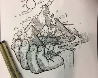 Tienes el mundo en tus manos - Lámina artística de We Are All Corrupted