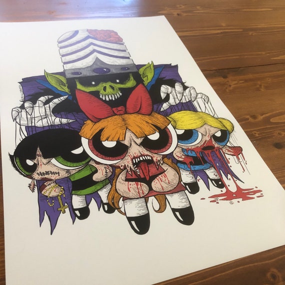 Powerpuff Girls - 11x17” Signed Art Print by We Are All Corrupted