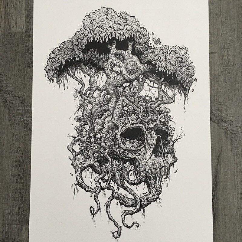 Life After Death Art Print By We Are All Corrupted Etsy