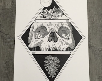 Winter - Art print by We Are All Corrupted