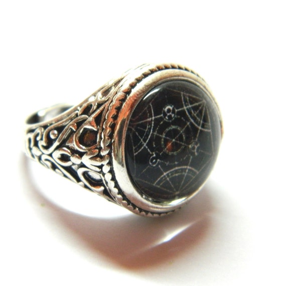 Solid adjustable ring golden or silver engagement… - image 9