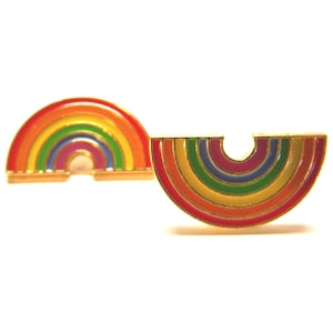 Pin de amor LGBT arcoíris, gargantilla unisex para adolescentes, broche de orgullo, pinzas para cuello de cárdigan, ramilletes, broche para corbata de sombrero de solapa, insignias gay