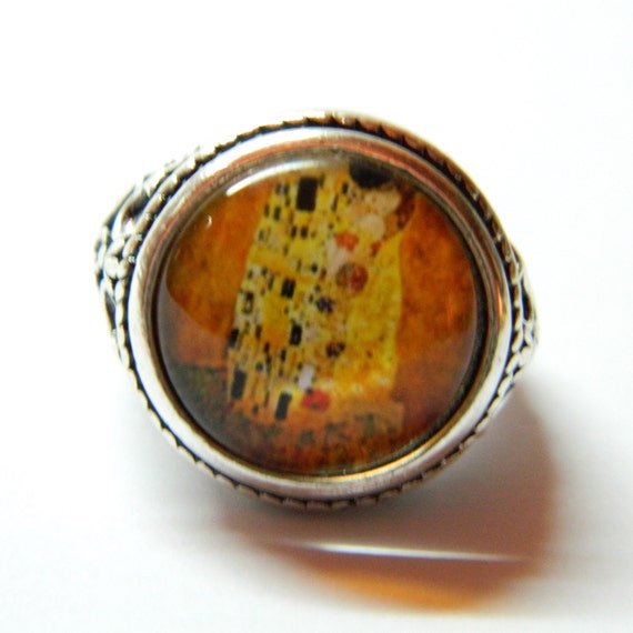 Solid adjustable ring golden or silver engagement… - image 1