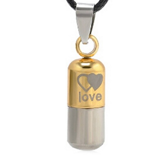 LOVE Indestructible amulet capsule container pill… - image 9