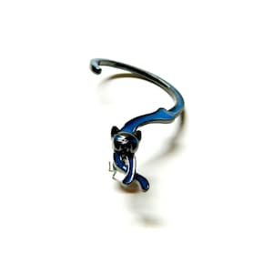 Boucle d’oreille pour bébé éléphant, Chat suffisant, Manchette d’oreille lumineuse magique, brille dans l’obscurité, papillon de fleurs cadeaux, veste d’oreille, grimpeur d’oreille enveloppant, libellule bleue