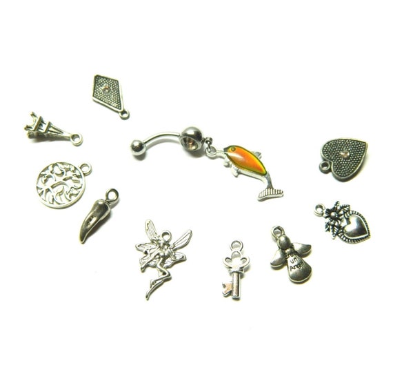 Belly button ring changing on temperature enamel … - image 10