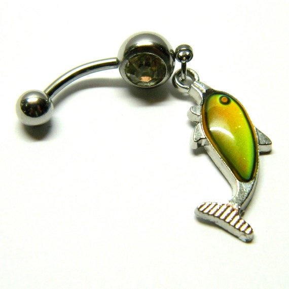 Belly button ring changing on temperature enamel … - image 3