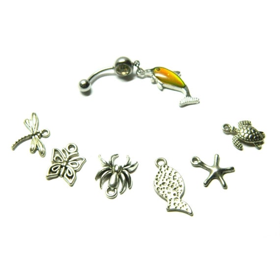 Belly button ring changing on temperature enamel … - image 9