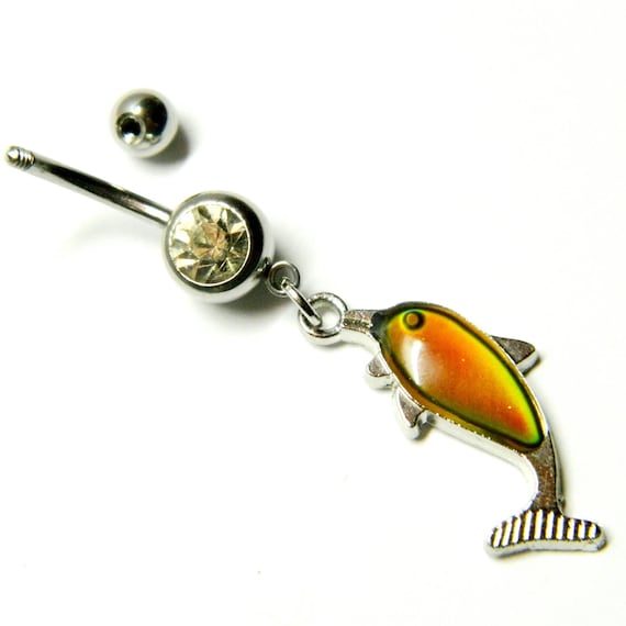 Belly button ring changing on temperature enamel … - image 7
