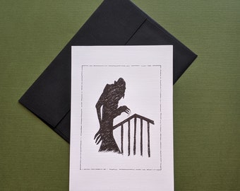 Horror Movie Classics Greeting Card - Nosferatu