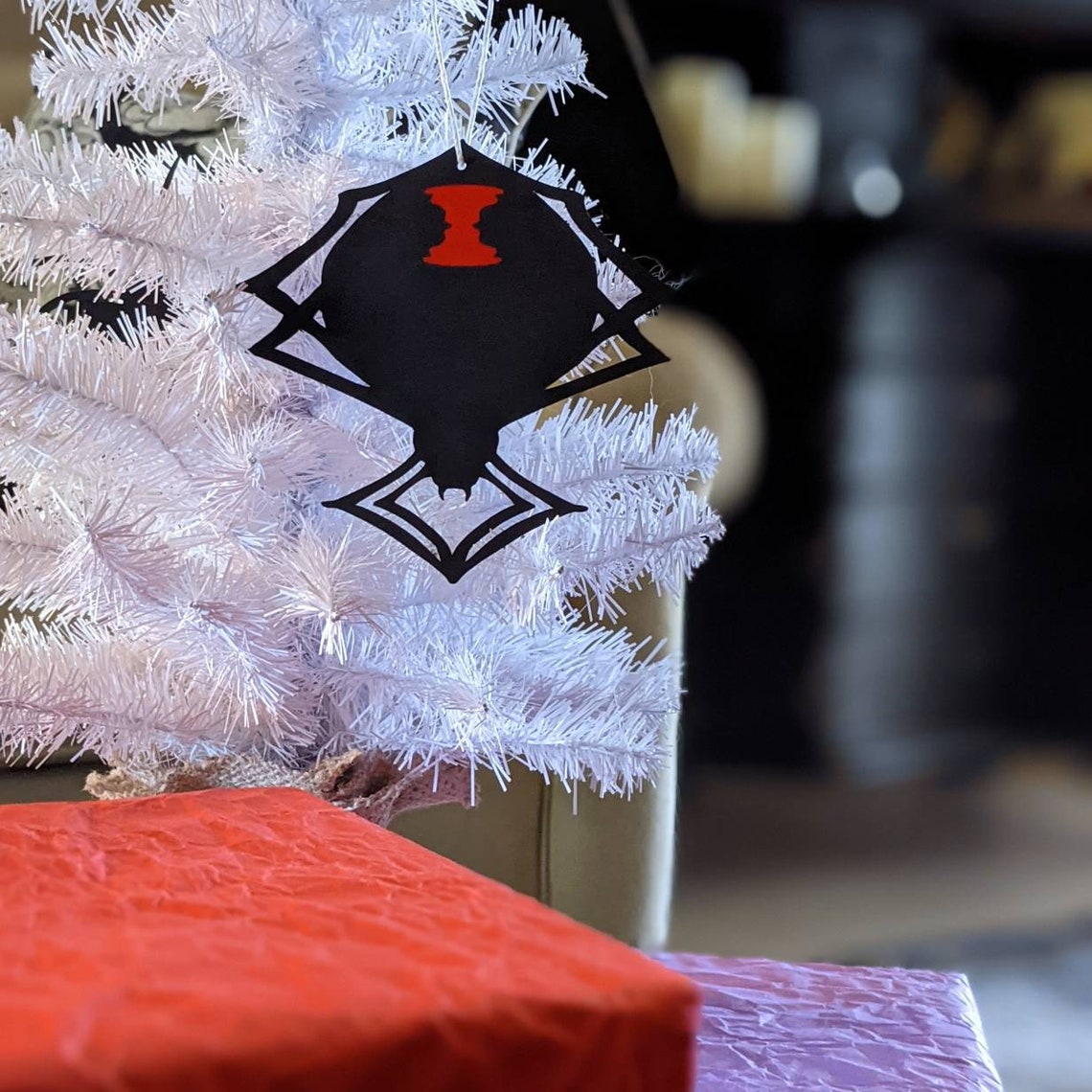 Black Widow Gift Tag Etsy