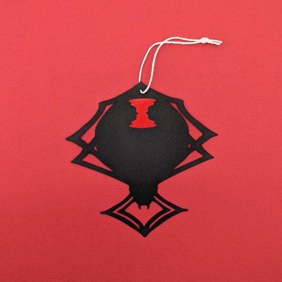 Black Widow Gift Tag Etsy