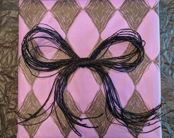 Spooky String Black Bow