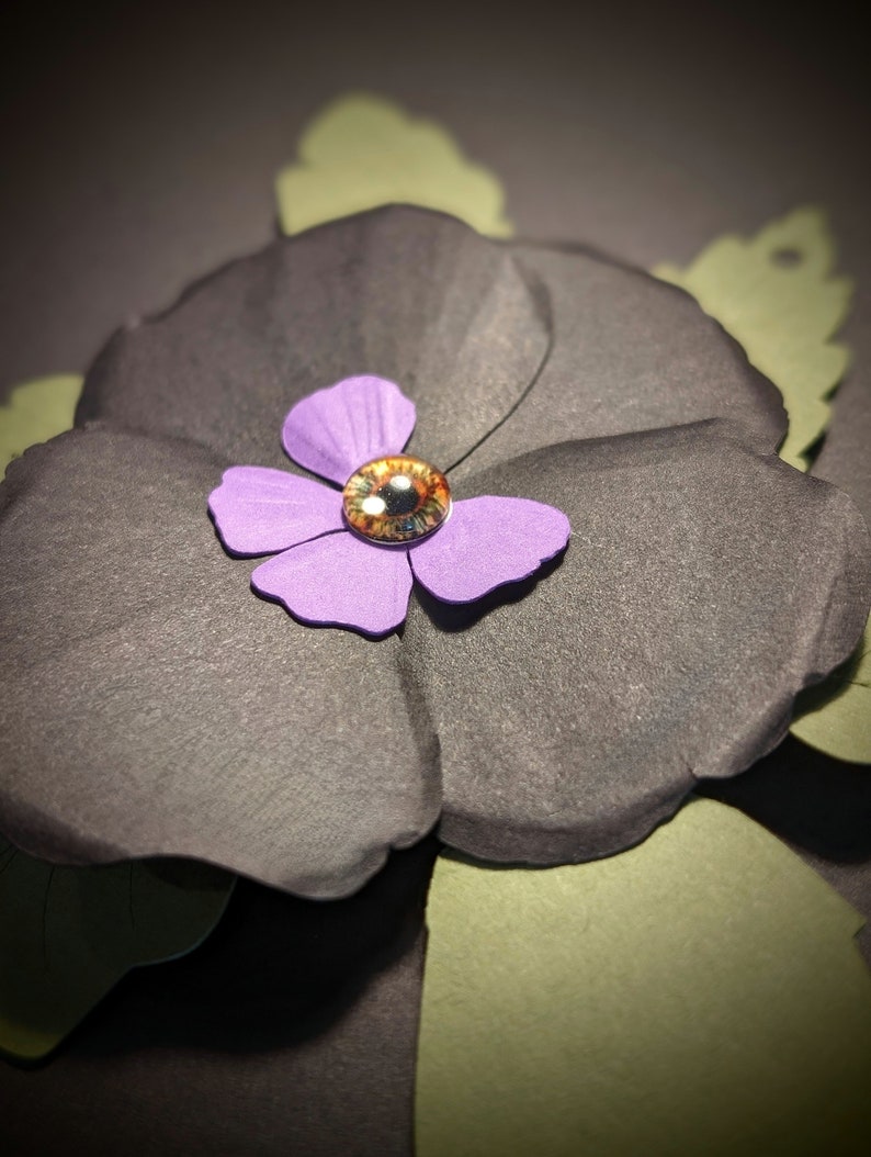 Black Pansy Gift Tag image 3