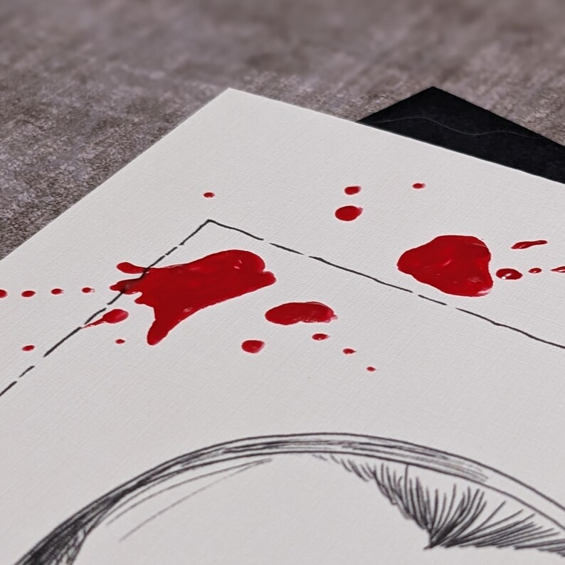 Hannibal Lecter Portraits of Horror Greeting Card image 2