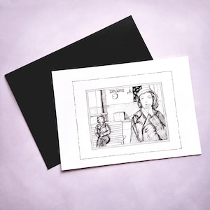 The Twilight Zone Greeting Card - Mirror Image