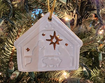 Christmas Ornament ~ Nativity Scene ~ Tree Ornament ~ Christmas Decoration ~Stocking Stuffer