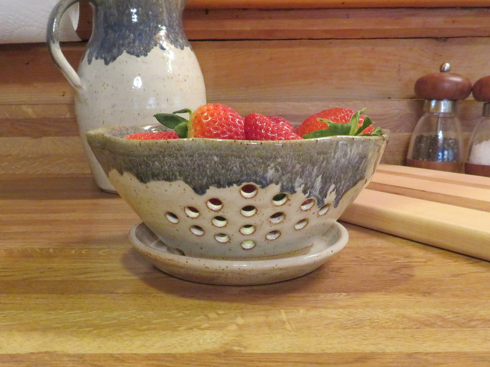 Berry Bowl Fruit Bowl Berry Buddy Colander Strainer Etsy