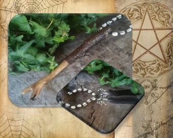 Magnolia Witches Stang - Stang Wand - Stang - Wand - Wiccan Wand - Witch Wand - Magic Wand - Witchcraft - Keppen Wand