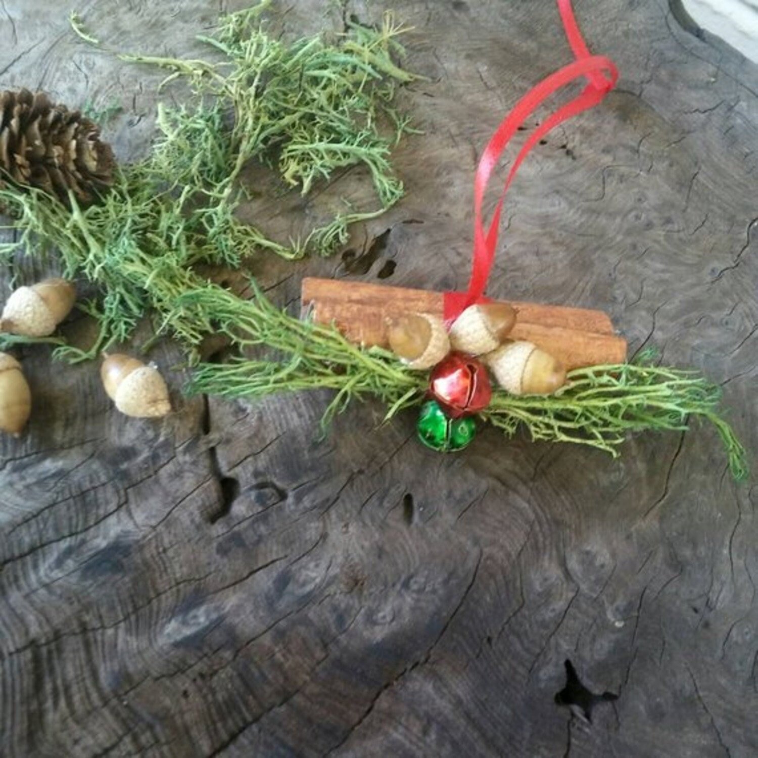 Cinnamon Yule Log Tree Decoration Yule Log Yule Decorations Tree Decorations Tree Ornaments Christmas Decorations Pagan Christmas