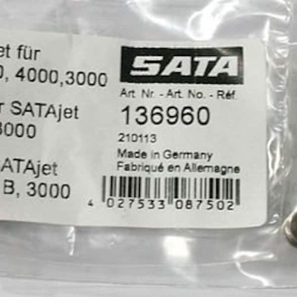 136960  SATA Spray Gun Seal Kit 3000 4000 5000