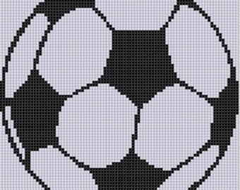 Soccer Ball Cross Stitch Pattern
