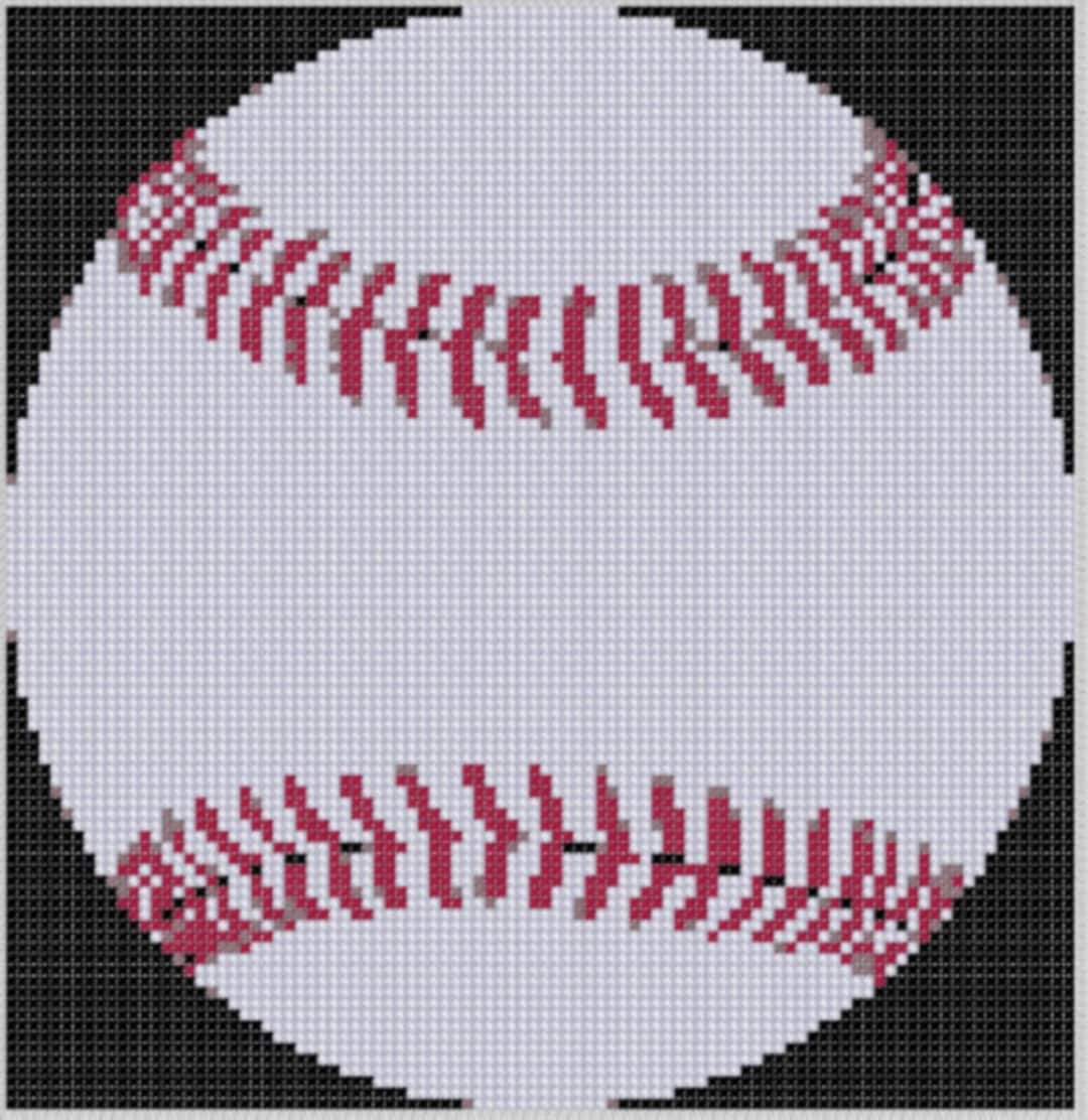 Baseball 2 Cross Stitch Pattern Etsy