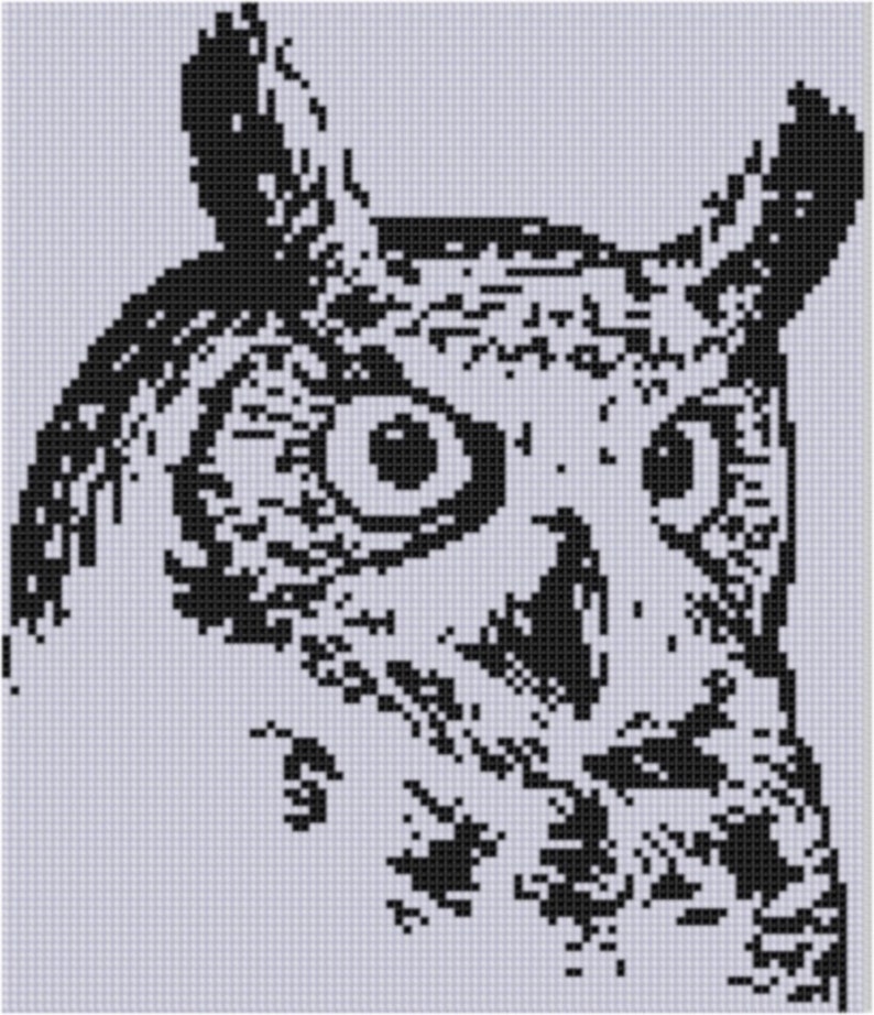 Owl Cross Stitch Pattern image 1