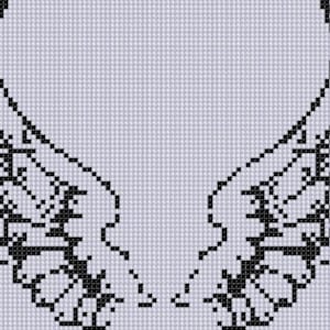 Angel Wings Cross Stitch Pattern
