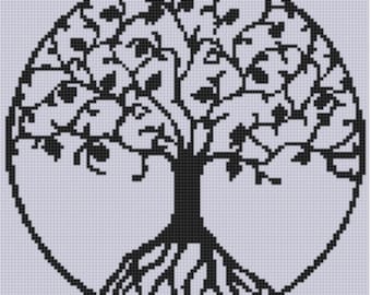 Tree of Life Cross Stitch Pattern