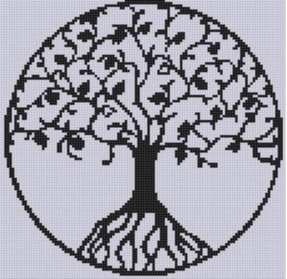 Tree of life instant download pdf crossstitch embroidery
