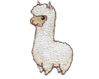 Llama Iron On Patch