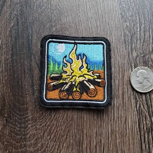 Fire Pit | Camping Iron On Patch