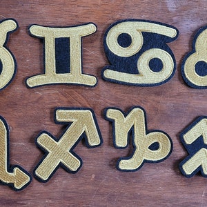 Naszywka do prasowania z motywem zodiaku