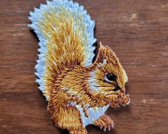 Squirrel | Woodland Animal Iron On Patch