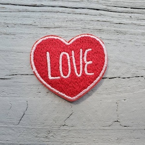 Love | Heart Iron On Patch