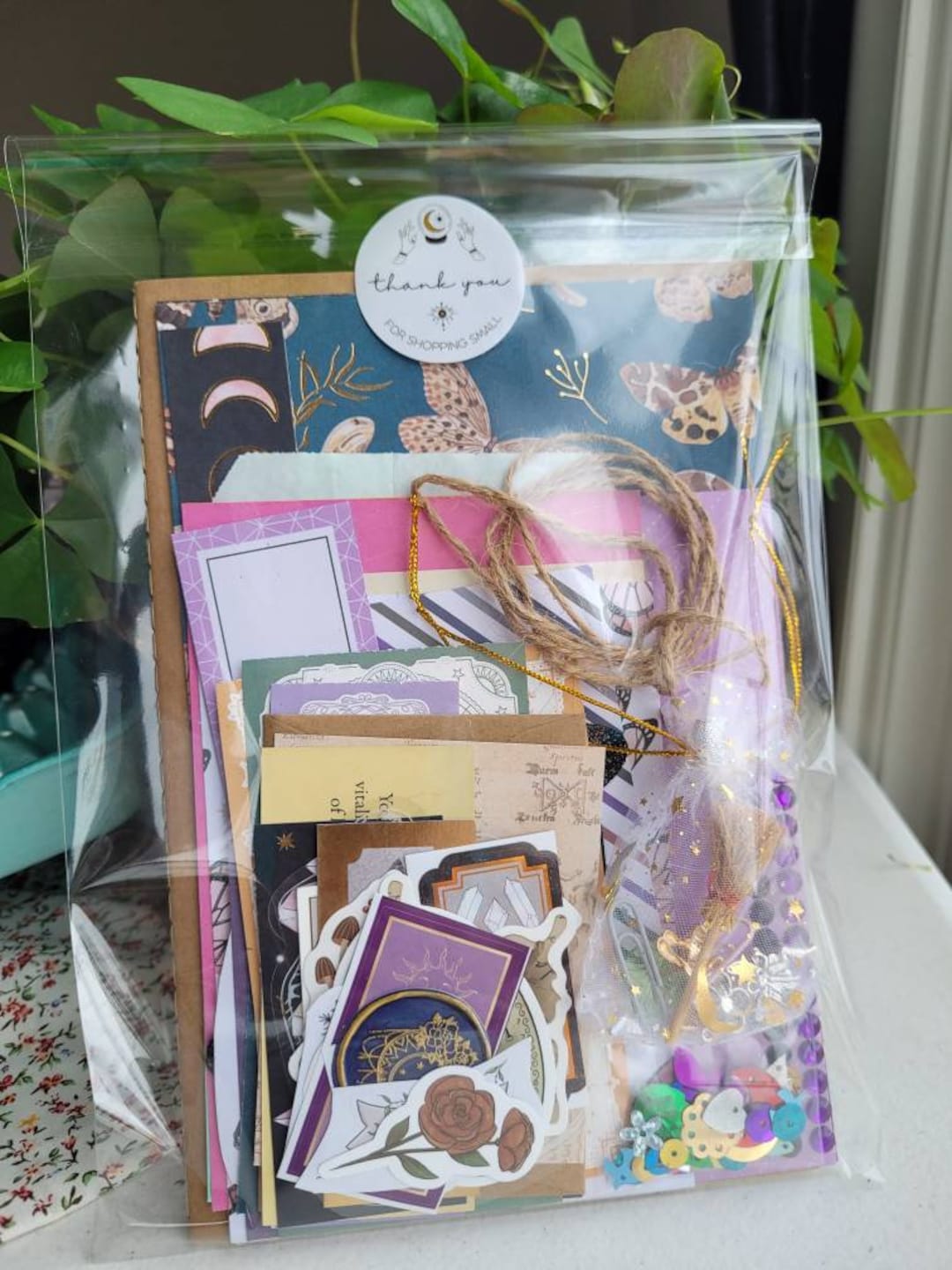 Mystery Junk Journal Starter Kit | Witchy Nature Theme | Book of ...