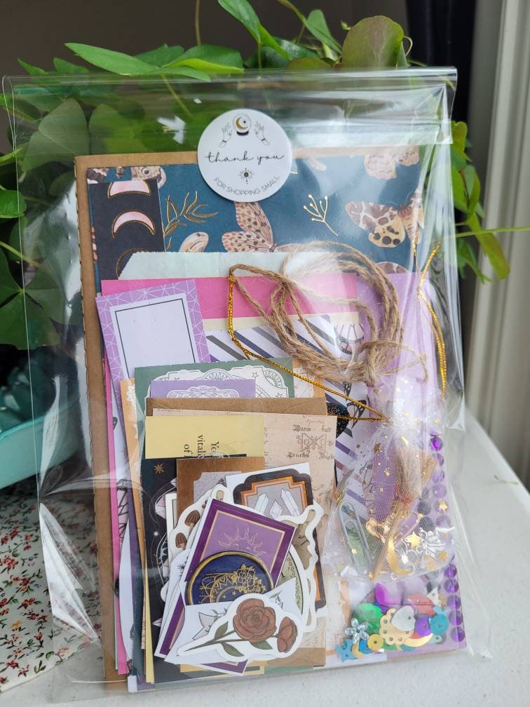 Mystery Junk Journal Starter Kit | Witchy Nature Theme | Book of ...