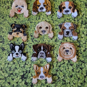 Mini Puppy Dog Iron-on Patch