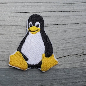 Penguin Iron On Patch