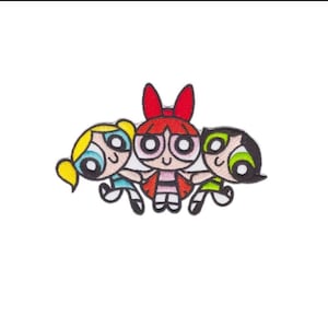 Opstrijkpatch Power Puff Girls