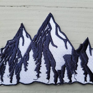 Mountains Iron On Patch