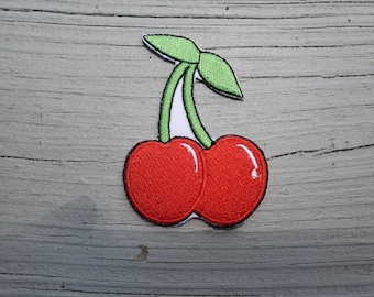 Cherries Iron On Patch